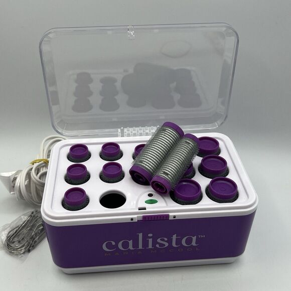 Set 14 Calista Magic Stylers Maria McCool Heated Self Grip Rollers Curlers VR770 - Picture 4 of 7